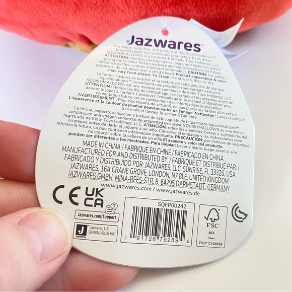 FLIP-A-MALLOWS Carl Cheeseburger & Floyd French Fries 8" Squishmallows NWT #182 - Picture 9 of 14